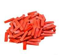 Gdfnmogo Lot de 100 entretoises de carrelage réutilisables - Outil de carrelage mural - Cales de niveau pour projets de carrelage au sol et au mur - Longueur 30 mm - Largeur 7 mm