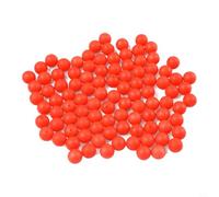 Gdfnmogo Lot de 100 flotteurs de pêche en mousse pour gréement inférieur, parfumé au sel et aux couleurs vives avec acte de natation réaliste (rouge)