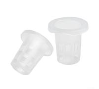 Gdfnmogo Lot de 100 pots en filet de 35 mm pour culture sans sol, aéroponie et aquaponie, conteneurs durables en plastique pour légumes