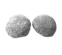 Gdfnmogo Lot de 12 chiffons de nettoyage de rechange pour robots de nettoyage de vitres Hobot 188 168 198 388 en polyester de qualité supérieure, 14 x 14 cm, gris, compact