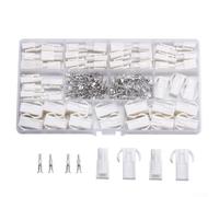 Gdfnmogo Lot de 180 connecteurs électriques 2P pour câblage de voiture - Cosses mâles et femelles en plastique PP blanc avec contacts en cuivre étamé - Montage vertical