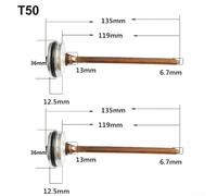 Gdfnmogo Lot de 2 aiguilles de cloueuse pneumatique pour cloueuse pneumatique T50DC ST64 F30 P625B 1013J 422J - Pièces de rechange compatibles avec les modèles MeiKeLa (T50DC)