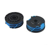 Gdfnmogo Lot de 2 bobines de fil de rechange RAC109 1,5 mm Dual Line pour débroussailleuse électrique Ryobi compatible avec RLT5030S et RLT4025 Entretien de pelouse extérieur