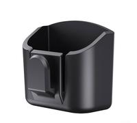 Gdfnmogo Lot de 2 boîtes à clés de voiture pour tableau de bord ou console centrale - Organisateur de rangement intérieur en ABS pour clés, télécommande et cartes - Compact 51 x 55 mm Noir Automo