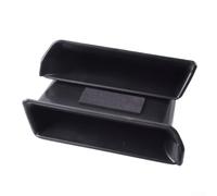 Gdfnmogo Lot de 2 boîtes de rangement pour accoudoir de porte avant de voiture en ABS pour GLK X204 2008-2015, accessoire intérieur noir résistant à l'usure et ne se déforme pas