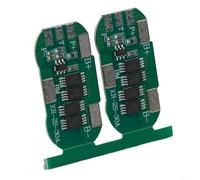 Gdfnmogo Lot de 2 cartes de protection de batterie Li-Ion 2S 7,4 V 6 A/10 A pour module BMS avec PCM PCB pour outil électrique et chargeur de cellules de banque d'alimentation, surcharge et décharge