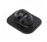 Gdfnmogo Lot de 2 clips gonflables pour rames de bateau - Support de pagaie en plastique robuste pour kayaks et accessoires de rafting, design ouvert à perdre, 10,5 x (noir)