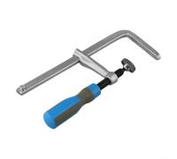 Gdfnmogo Lot de 2 colliers de serrage à queue d'aronde de 160 x 60 mm avec poignées en plastique à prise en main douce, acier chromé forgé pour un serrage stable, compatible avec rails de guidage de