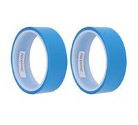 Gdfnmogo Lot de 2 doublures de pneu de vélo 21-29 mm 10 m sans chambre à air pour pneus sous vide Bleu (29 mm x 10 m)