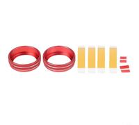 Gdfnmogo Lot de 2 enjoliveurs de bouton de volume en alliage d'aluminium pour Explorer 2020-2025 - Décoration d'intérieur de commutateur, bouton résistant aux rayures et antirouille pour ensemble de