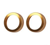 Gdfnmogo Lot de 2 enjoliveurs de bouton de volume en alliage d'aluminium pour Explorer 2020-2025 - Décoration intérieure de commutateur, bouton résistant aux rayures et antirouille pour ensemble de