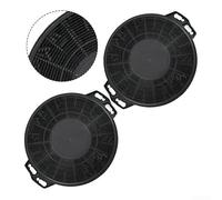 Gdfnmogo Lot de 2 filtres à charbon actif pour hotte de cuisine - 200 x 15 mm - Filtre de rechange absorbant pour systèmes de ventilation de hotte