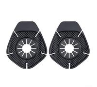 Gdfnmogo Lot de 2 housses de protection pour trou inférieur du bras d'essuie-glace - En caoutchouc PVC anti-poussière pour roulement d'essuie-glace, adaptée à la garniture intérieure de voiture (noir)