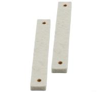 Gdfnmogo Lot de 2 ou 4 plaquettes de frein pour vélo d'appartement compatibles avec les machines à vélo dynamiques, en laine ou en cuir de vache (2 coussinets en laine)