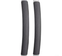 Gdfnmogo Lot de 2 paires de housses de poignée de porte de réfrigérateur, four, lave-vaisselle, anti-rayures, faciles à installer et lavables - Noir