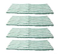 Gdfnmogo Lot de 2 recharges de serpillère en microfibre, lingettes de nettoyage humides et sèches pour sols en bois, carrelage et stratifié, lavables en machine (lot de 4)