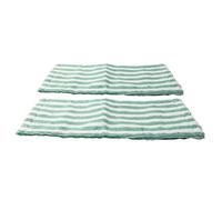 Gdfnmogo Lot de 2 recharges en microfibre pour balai à franges Libman - Lot de 2 tampons de rechange humides et secs, réutilisables et lavables en machine, compatibles avec le bois dur, le carrelage