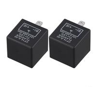 Gdfnmogo Lot de 2 relais clignotants LED pour 1971-2005 CF14 3 broches électroniques compatibles avec systèmes 11 V-15 V