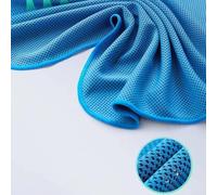 Gdfnmogo Lot de 2 serviettes rafraîchissantes à capuche en forme de U pour le sport, le fitness et les activités de plein air - Écharpe en microfibre évacuant l'humidité pour temps chaud, course à