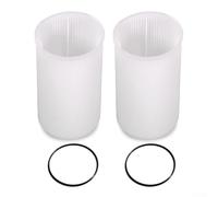 Gdfnmogo Lot de 2 tamis d'aspiration pré-filtre de piscine avec joint torique compatible avec les pompes de circulation SPS25 SPS50 SPS75 SPS100 Construction ABS 130 mm de hauteur