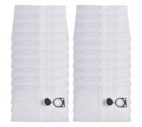 Gdfnmogo Lot de 20 sacs à poussière compatibles avec GAS 15 pour HP GAS 15 PS GAS 20 L SFC Professional Wet Dry Aspirateur Sacs filtrants non tissés Blanc