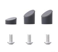 Gdfnmogo Lot de 3 bouchons à vis de garde-boue arrière pour scooter électrique - Coque en caoutchouc et métal compatible avec Xiaomi Pro, noir/rouge/vert/rose, rouge