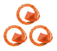 Gdfnmogo Lot de 3 cordes torsadées prédécoupées compatibles avec les lignes torsadées en nylon EGO Power 2,4 mm de diamètre 4,3 m