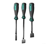 Gdfnmogo Lot de 3 grattoirs cylindriques pour enlever les joints de moteur, grattoir de joint en acier au carbone avec poignée ergonomique, outil manuel multifonction pour automobile et usage