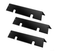 Gdfnmogo Lot de 3 grilles de barbecue à gaz Weber II E210, S210, E220, S220 et 200 - Grilles de barbecue en métal robuste pour aromatisateurs de bars, noir