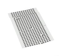 Gdfnmogo Lot de 300 leurres de pêche 3D en forme d'yeux de serpent pour attacher et fabriquer des leurres, plastique souple moulé avec dos pour une utilisation sur diverses surfaces (argent, 5 mm)