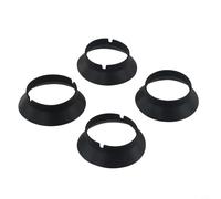 Gdfnmogo Lot de 4 joints de rechange en silicone pour moulins à café Baratza Encore/Virtuoso Burr, diamètre extérieur de 62 mm, joints noirs durables pour empêcher les sols de s'échapper
