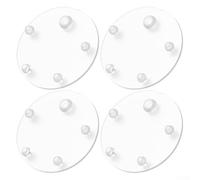 Gdfnmogo Lot de 4 joints d'étanchéité en TPE de 7,6 cm pour réservoir de toilette Vormax modèle 7381424-100.0070A compatible avec la série 7381424 - Joint épais