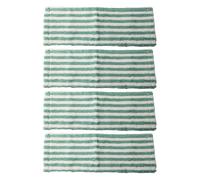 Gdfnmogo Lot de 4 recharges en microfibre pour balai à franges Libman - Lot de 2 tampons de rechange humides et secs, réutilisables et lavables en machine, compatibles avec le bois dur, le carrelage
