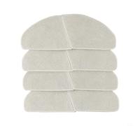 Gdfnmogo Lot de 4 serpillères de rechange pour aspirateur robot S8, S8 Plus, CLIEN T24, ThinkAir RV50 Pro, compatibles avec les modèles