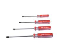 Gdfnmogo Lot de 4 tournevis en forme de Y avec poignée en plastique antidérapante et embouts magnétiques puissants, outils de précision Tri-Wing en acier au chrome vanadium dans les tailles Y0 Y1 Y2