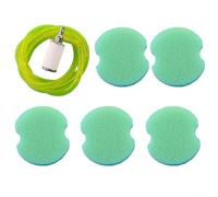 Gdfnmogo Lot de 5 filtres à air compatibles avec la tronçonneuse Homelite XL Super 2 Series 69141 1497A, comprend un filtre à carburant et une conduite de carburant pour équipement électrique de