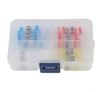 Gdfnmogo Lot de 50 connecteurs et terminaux thermo-rétractables entièrement étanches pour une utilisation marine et moto