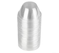 Gdfnmogo Lot de 50 mini dômes de culture pour la propagation des plantes - Transparents - Empilables - Contrôle de l'humidité - Diamètre extérieur : 4,5 cm - Pour