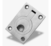 Gdfnmogo Lot de 50 poignées de traction en acier inoxydable pour armoires et placards, anneau de traction encastré dissimulé pour armoire, portes coulissantes, meubles, 50 x (petit)