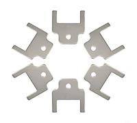 Gdfnmogo Lot de 6 distributeurs d'essuie-tout en acier inoxydable pour Kimberly Clark 770301 - Pour clés de rechange en métal durable avec trou porte-clés pour usage commercial et domestique