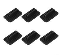 Gdfnmogo Lot de 6 éponges de nettoyage pour barbecue avec poignées ergonomiques antidérapantes, tampons à récurer robustes pour enlever efficacement la graisse et la saleté, sans danger pour le plâtre