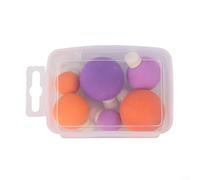 Gdfnmogo Lot de 6 flotteurs de pêche à la mouche en mousse EVA à libération rapide pour la pêche à la truite et au leurre, design sphérique à haute flottabilité, tailles assorties 17 mm (3 orange et