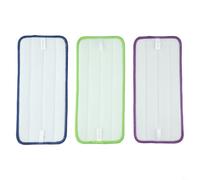 Gdfnmogo Lot de 6 serpillères réutilisables en microfibre pour balai Swiffer WetJet pour bois dur et sol, recharges de chiffons de nettoyage lavables compatibles avec les serpillères de 25,4 à 30,5 cm