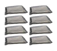 Gdfnmogo Lot de 8 filtres ultra fins pour robot de piscine compatibles avec 7310 7320 Black Pearl Catfish I-Qualer Klinwass Malibu Pontaqua Power 4.0 LYNX ES10 lavables et réutilisables 50 microns