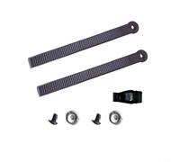 Gdfnmogo Lot de boucles de fixation réglables en nylon avec vis et écrous pour snowboards, patins à roulettes et sks (265 x 20 mm)