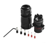 Gdfnmogo LY01 Câble de connexion PV pour onduleurs solaires Deye série M60 M80 IP68 étanche 40 A 690 V Borne à vis 3 broches Plug and Play Utilisation intérieure et extérieure