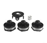 Gdfnmogo Makita 195858-1 196146-9 Ensemble de cache-bobine avec ligne en nylon de 1,6 mm et ressort, compatible avec les débroussailleuses DUR181Z DUR181 DUR141 UR180D et alimentation de 8,2 m