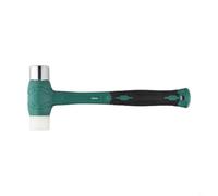 Gdfnmogo Marteau maillet en caoutchouc avec tête anti-vibration hautement élastique remplaçable et poignée antidérapante en caoutchouc PP pour l'installation de carrelage ou de sol (43 mm)