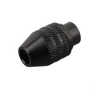 Gdfnmogo Mini mandrin multi-perceuse sans clé 0,3 à 3,4 mm à trois mâchoires adaptateur d'embout à changement rapide pour outils rotatifs M7 x 0,75 M8 x 0,75 en acier carbone finition oxyde noir haut