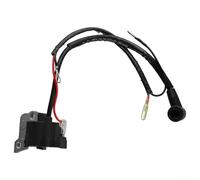 Gdfnmogo Module de bobine d'allumage pour moteur 4-139 débroussailleuse débroussailleuse tronçonneuse et tondeuse à gazon, 2 trous, support de 33 mm avec 2 fils de 25 cm de long, compatible avec